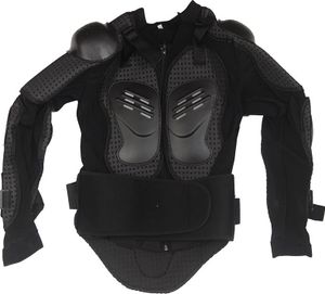 Protektorenjacke für Kinder und Jugendliche schwarz Größe S