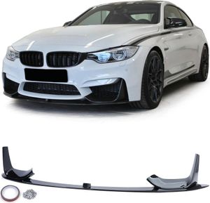 Frontspoiler Lippe Performance Schwarz Glanz passend für BMW M3 F80 M4 F82 F83