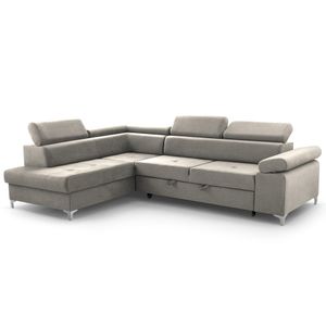 Ecksofa Sofa Couch Schlaffunktion Bettkasten MADRIT Polstermöbel (VENA 7) LINKS