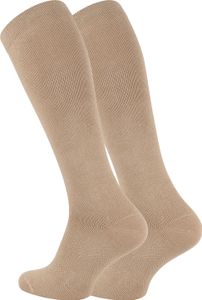 Cotton Prime® Stütz- und Reisekniestrümpfe mit Kompressionseffekt 39-42 beige
