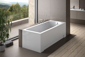 BADLAND Badewanne Rechteck Shea 160x70 mit Ablaufgarnitur und Füßen GRATIS ohne Verkleidung