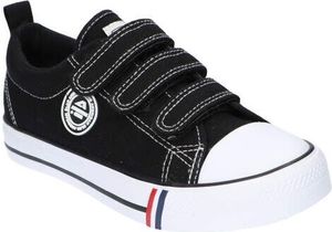 AMERICAN CLUB LH31 Original Sneaker, Turnschuhe mit Klettverschluss, luftig, Canvas Sneaker, Schwarz 40