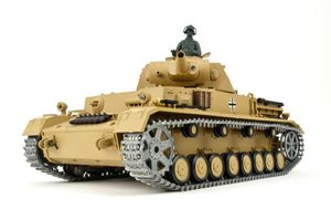Heng Long RC Panzer Kampfwagen IV Ausf. F-1, Metallgetriebe, 1:16 - PRO VERSION beige