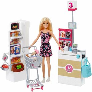 Barbie Supermarkt und Puppe  FRP01 - Barbie FRP01 - (Spielwaren / Spielzeug)