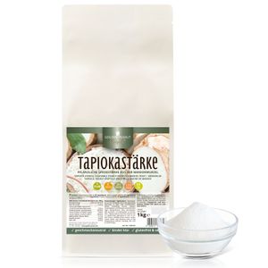 GOLDEN PEANUT GOURMET Tapioka Stärke 1 kg vegane Speisestärke Soßenbinder glutenfreies Mehl