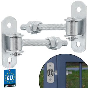 KOTARBAU® 2er Set Einstellbares Torscharnier M12 Die Perfekte Lösung für jede Toranlage Torangel Verzinkt Regulierbar