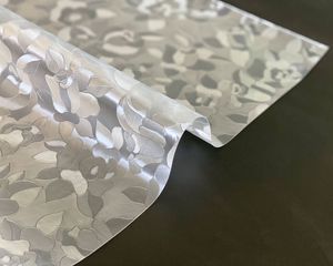 PVC Klarsichtfolie geprägt ROSE 0,50mm Tischsdecke Tischfolie transparent · Eckig · Breite & Länge wählbar· abwaschbare Tischdecke, Größe:130 x 180 cm