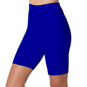 Frauen High Waist Yoga Hosen Gym Fitness Shorts Push Up Running Abnehmen Leggings,Farbe:Königsblau,Größe:L