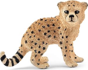 Schleich Wild Life - Gepardenjunge Figur, Kinderfigur 3+