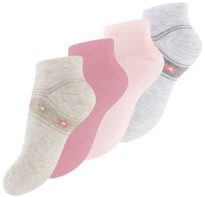 Cotton Prime® 8 Paar Kinder Sneaker Socken Sweet Flower 23-26