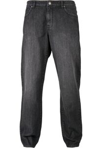 Dámské džíny Urban Classics Loose Fit Jeans real black washed - 36/32