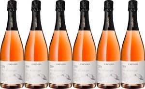 6x Cava Nu allongé brut Rosé  – Masia Puigmolto - Finca Emendis, Penedès – Weißwein
