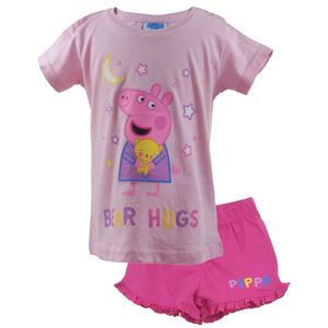 Peppa Pig Wutz Shorty Mädchen Pyjama-Set  - rosa - Gr. 98