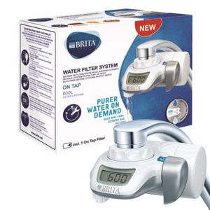 Brita 1.2023.0413, Wasserhahnfilter, 600 l, Silber, Weiß