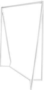 Natural Goods Berlin Clothes Rack TRIANGEL - Wieszak na ubrania - Wolnostojący metalowy wieszak na ubrania do sypialni - Garderoba - Organizer na ubrania - 160 cm x 120 cm, biały