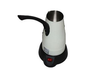0,4 Liter elektrischer Türkischer Kaffeekocher 1000 W Mokkakocher Espressokocher Creme