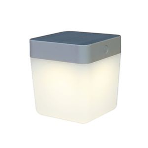 Vonkajšia prenosná lampa TABLE CUBE - SOLAR šedá Lutec 6908001337