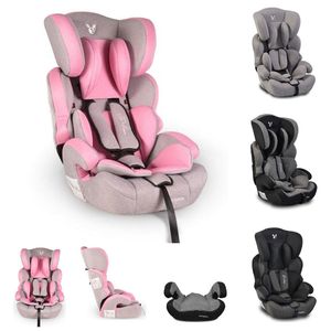 Cangaroo Kindersitz Deluxe Gruppe 1/2/3 (9 - 36 kg) 1 bis 12 Jahre verstellbar pink