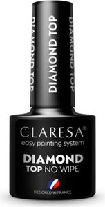 Claresa Top Diamond No Wipe Top hybrydowy do paznokci, 5g