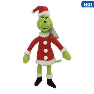 Weihnachtsfreak Grinch Plüschtier grünes Fell seltsame Grinch Kinder Cartoon Puppe 32cm