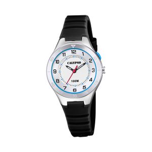 Calypso Kunststoff Jugend Uhr K5800/4 Analog Casual Armbanduhr schwarz D2UK5800/4