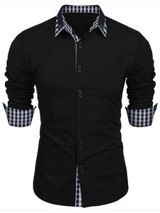 Herren Hemden Baumwolle Sommer Shirts Casual Plaid Tops Freizeithemd Lässig Oberteile Schwarz,Größe M