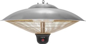 TROTEC Design-Deckenheizstrahler IR 2000 SC Infrarotheizer Halogen-Infrarotröhre mit 3 Heizstufen: 650 W / 1.350 W / 2.000 W