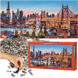 Castorland Puzzle Good Evening New York 4000 Teile Skyline Brooklyn Bridge