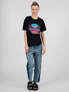 Patrizia Pepe T-shirt - 2M3839 A6T4 - Czarny- Rozmiar: 40(EU)