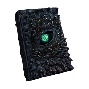 Gothic 3D Drachen Notizbuch / Skizzenblock / Tagebuch DIN A5 Schwarz