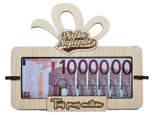 Tabuľka na peniaze Tvoj prvý milión