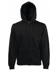 Premium Hooded Sweat-Jacket - Farbe: Black - Größe: L