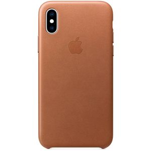 Apple iPhone XS Max Leather Case Saddle Brown