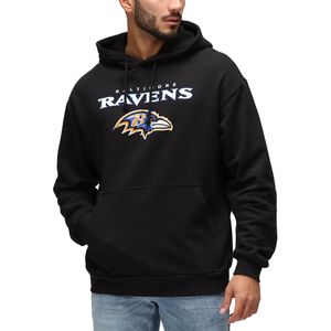 Re:covered Fleece Hoody - NFL Baltimore Ravens schwarz - M