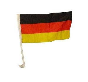 Autoflagge Deutschland mit Halterung
