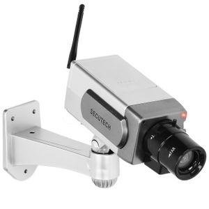 Dummy Kamera LED Überwachungskamera Attrappe Alarmanlage CCTV Camera Wasserdicht Innen und Außen Retoo