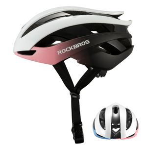 ROCKBROS Fahrradhelm Rennradhelm Allround-Helm Danmen/Herren L(58-61cm) Rosa-Blau
