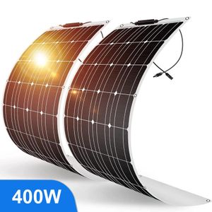 400W Flexibles Solarmodul Solarpanel Monokristallin PV für Wohnmobil 0% MwSt.*