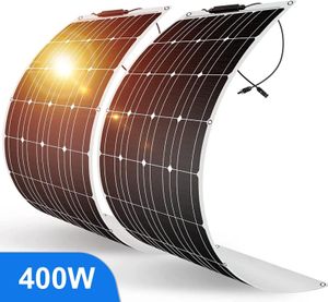 400W Flexibles Solarmodul Solarpanel Monokristallin PV für Wohnmobil 0% MwSt.*