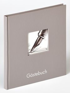 Walther, GB-205-X,Gästebuch Fun, 23x25 cm, grau