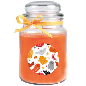 HS Candle "Halloween" Duftkerze im Bonbonglas - viele Motive zur Auswahl, Ideale Herbstdeko