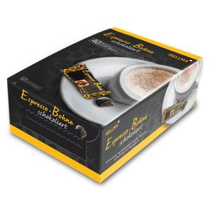 HELLMA Espresso-Bohne in Zartbitterschokolade Schokolade 40 St.