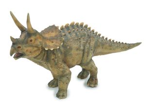 Deko Figur Triceratops, 33 cm, Dinosaurier Figuren Dekoration Tier Tier Dino Saurier
