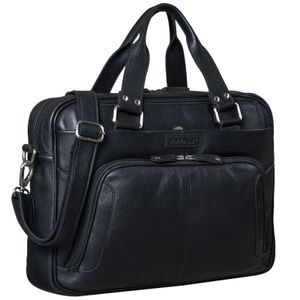 ROYALZ "Chicago" Leder Umhängetasche Herren Laptoptasche 15,6 Zoll Messenger Bag Ledertasche groß Aktentasche Vintage Businesstasche