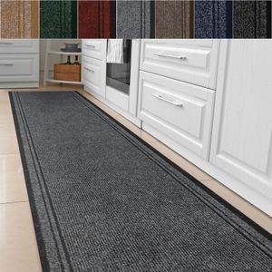 Kuchynský koberec Malaga Needle Felt Carpet Grey 66x300 cm