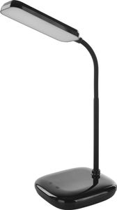 EMOS Čierna LED stolná lampička 12W Z7638B