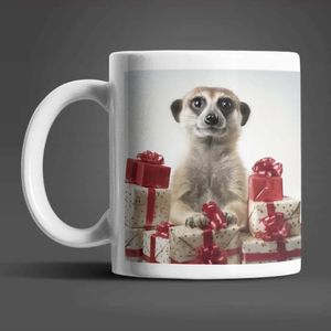 Erdmännchen Geschenke Weihnachten Kaffeetasse Teetasse Tasse Geschenkidee 330 ml – Erdmännchen 02