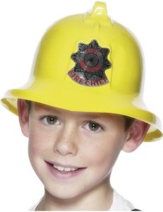 Feuerwehrmann-Helm für Kinder gelb