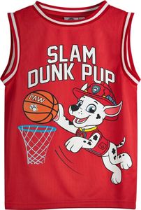 Paw Patrol - "Slam Dunk Pup" top pro chlapce NS8453 (116) (Červená) Paw Patrol - "Slam Dunk Pup" top pro chlapce NS8453 (116) (Červená)
