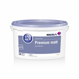 MEGA 320 Premium Matt 12,5 Liter weiß